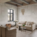 Clay Figures, White Mural Wallpaper - room preview 03