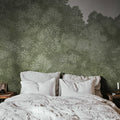 Belle Buisson, Green Mural Wallpaper - room preview 03