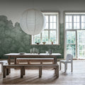 Belle Buisson, Turquoise Mural Wallpaper - room preview 03