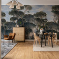 Umbrella Pines, Vintage Mural Wallpaper - room preview 03