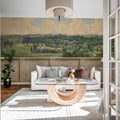 Panorama Views, Vintage Gold Mural Wallpaper - room preview 03