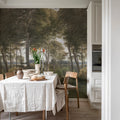 Danish Forest, Morning Mural Wallpaper - room preview 03