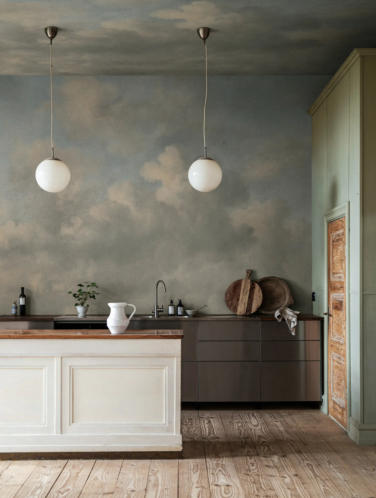 Vintage Clouds, Sky Mural Wallpaper - room preview 03