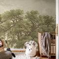 Vintage Oaks, Vintage Mural Wallpaper - room preview 03