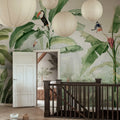 Tropical Palms, Birds Mural Wallpaper - room preview 03