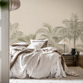 Retro Jungle, Beige Mural Wallpaper - room preview 03