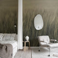 Rye Field, Green Mural Wallpaper - room preview 03