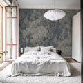 Grapevine Silhouette, Blue Mural Wallpaper - room preview 03