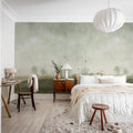 Scandinavian Landscape, Light Green Mural Wallpaper - room preview 03