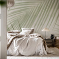 Palm Gaze, Green Mural Wallpaper - room preview 03