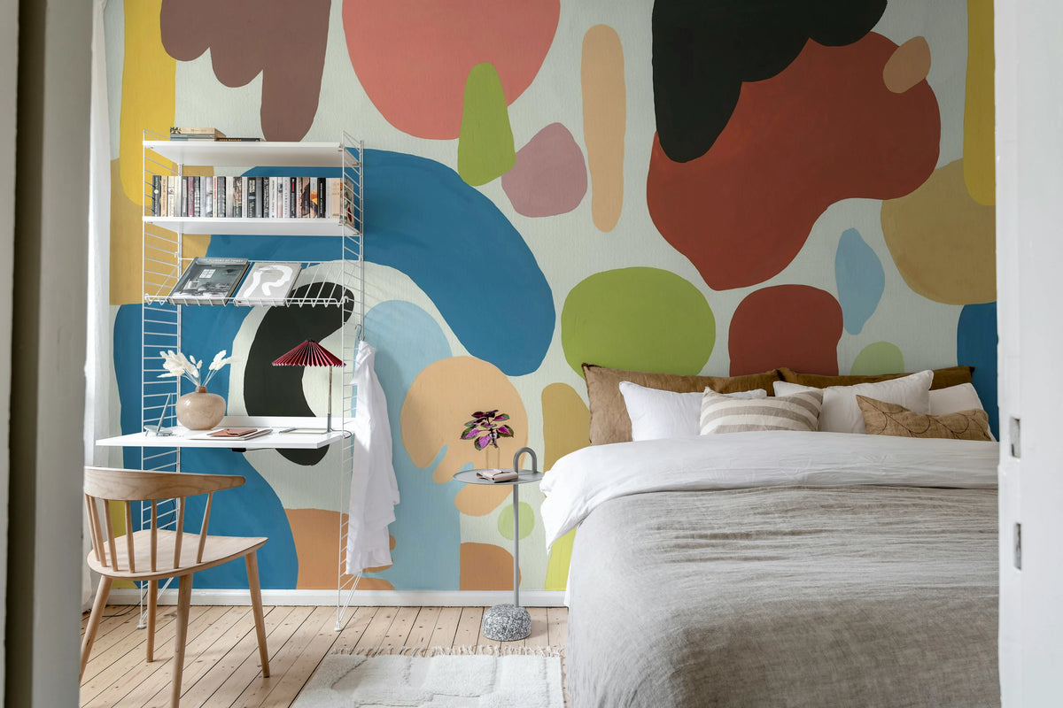 Color Clicks, Rainbow Mural Wallpaper - room preview 03