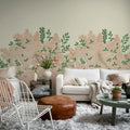 Beautiful Blossoms, Pink Mural Wallpaper - room preview 03