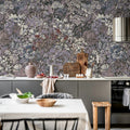 Floral Garden, Lilac Mural Wallpaper - room preview 03
