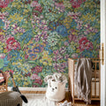 Floral Garden, Summer Mural Wallpaper - room preview 03