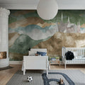 Cliff Castle, Pastel Mural Wallpaper - room preview 03