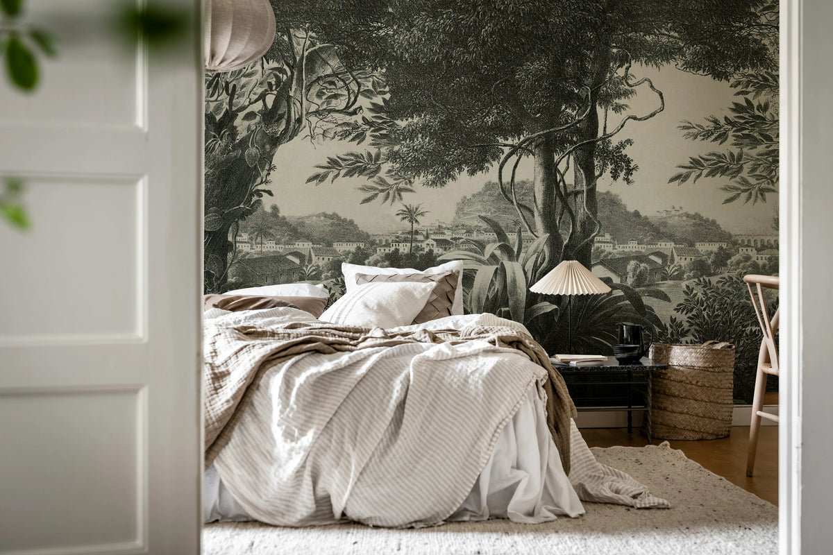 Mirage Repeatable, Vintage Mural Wallpaper - room preview 03