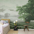Vintage Tree, Soft Green Mural Wallpaper - room preview 03