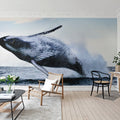 Whale Song Mural Wallpaper - room preview 03