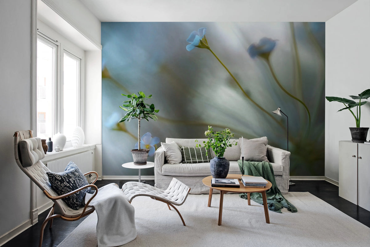 Forget Me Not Mural Wallpaper - room preview 03