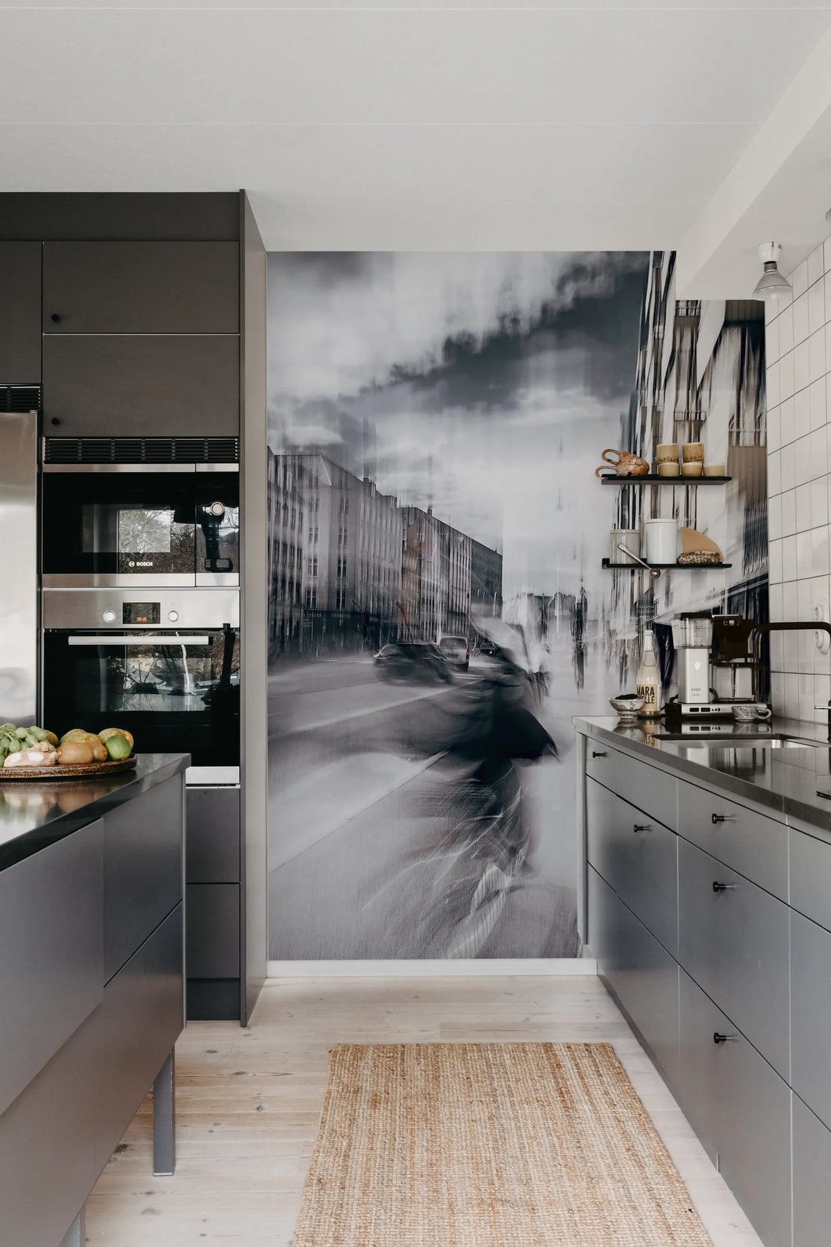 City Pulse Mural Wallpaper - room preview 03