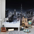 Sparkling City Lights Mural Wallpaper - room preview 03
