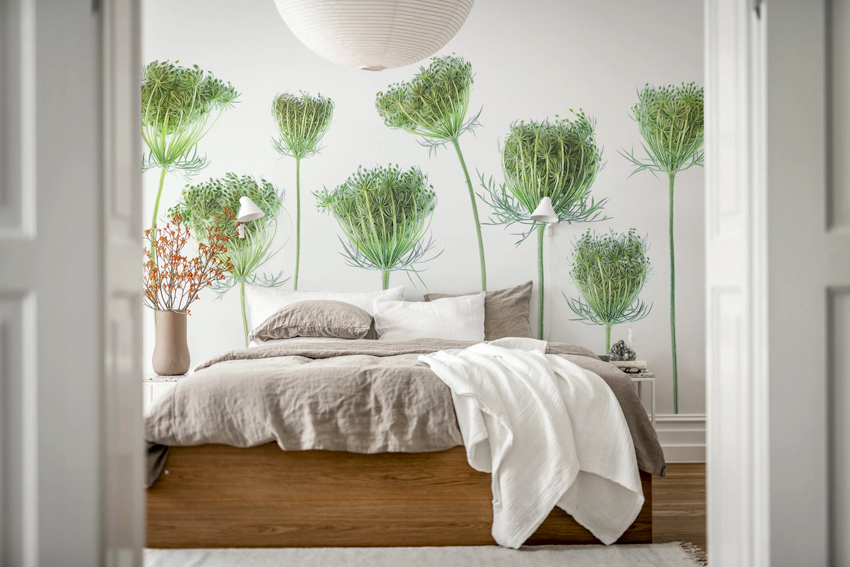 Wild Carrot Mural Wallpaper - room preview 03