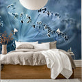 Blue Crown Dill Mural Wallpaper - room preview 03