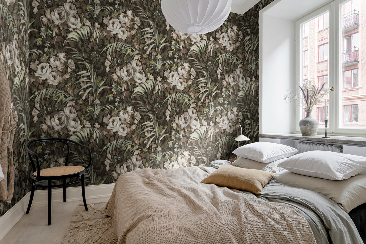 Dazzling Foliage, Sand Mural Wallpaper - room preview 03
