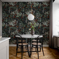 Dazzling Foliage, Lush Mural Wallpaper - room preview 03