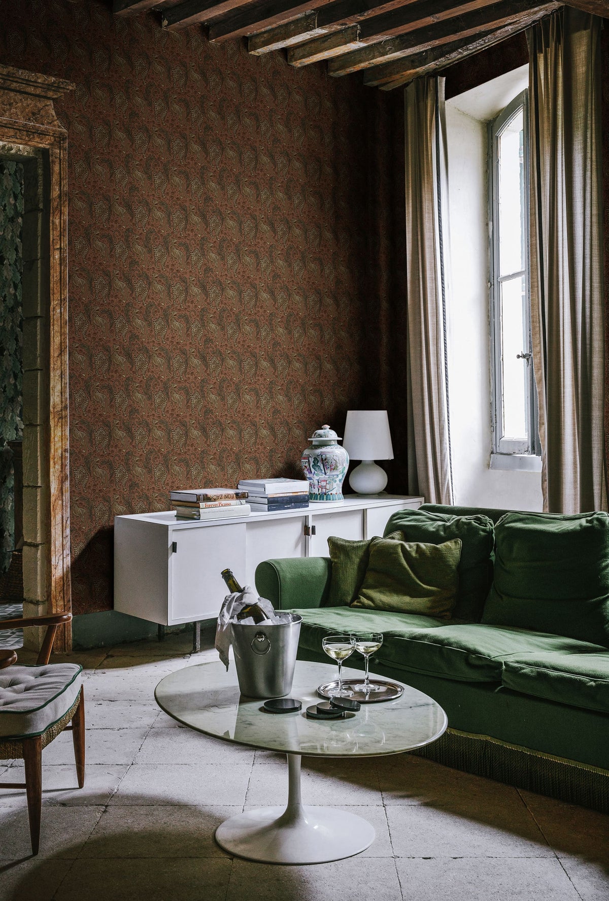 Year Of The Tiger, Velvet Mural Wallpaper - room preview 03