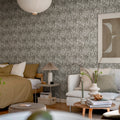Year Of The Tiger, Graphite Mural Wallpaper - room preview 03