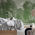 Spring Season, Green Mural Wallpaper - room preview 03