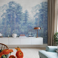 Green Wood, Mist Mural Wallpaper - room preview 03