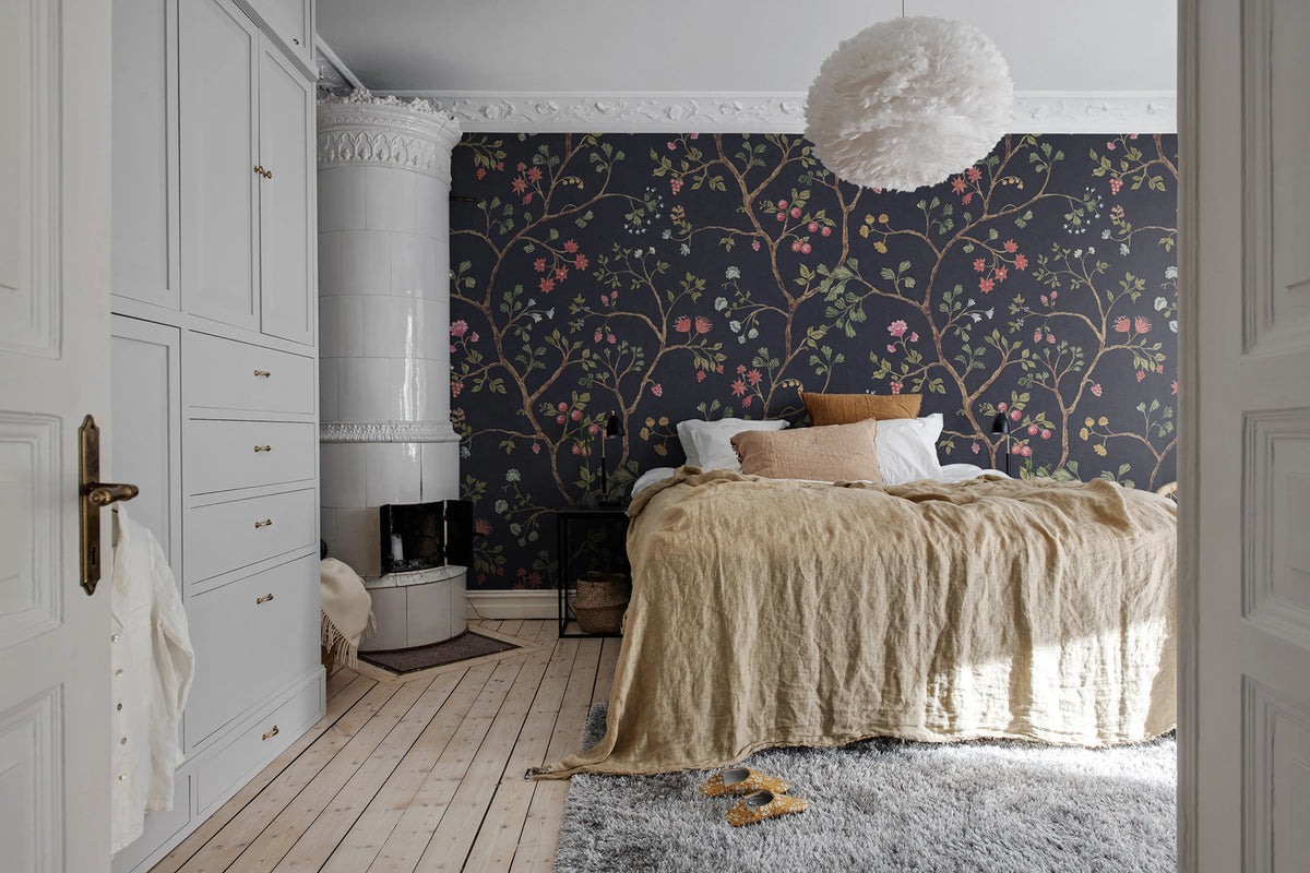 Song Tree, Lush Mural Wallpaper - room preview 03