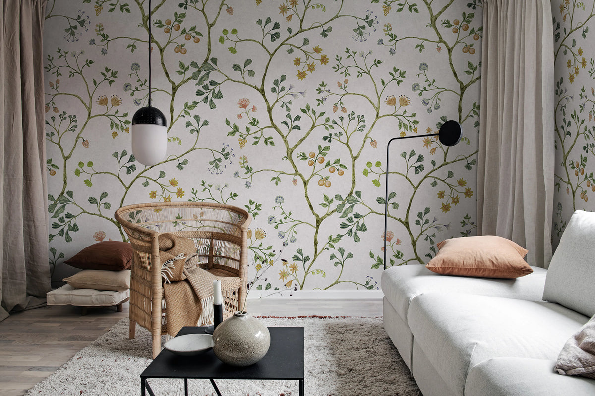 Song Tree, Pearl Mural Wallpaper - room preview 03