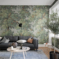 Spruce Forest, Green Mural Wallpaper - room preview 03