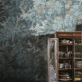 Spruce Forest, Blue Mural Wallpaper - room preview 03