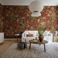 Vintage Flora, Velvet Mural Wallpaper - room preview 03