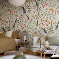 Songbirds, Pearl Mural Wallpaper - room preview 03