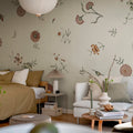 Flower Fall, Sand Mural Wallpaper - room preview 03