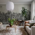 Fairyland, Graphite Mural Wallpaper - room preview 03
