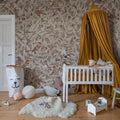 Backwood Birds, Brown Mural Wallpaper - room preview 03