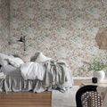 Petit Flora, Soft Pink Mural Wallpaper - room preview 03