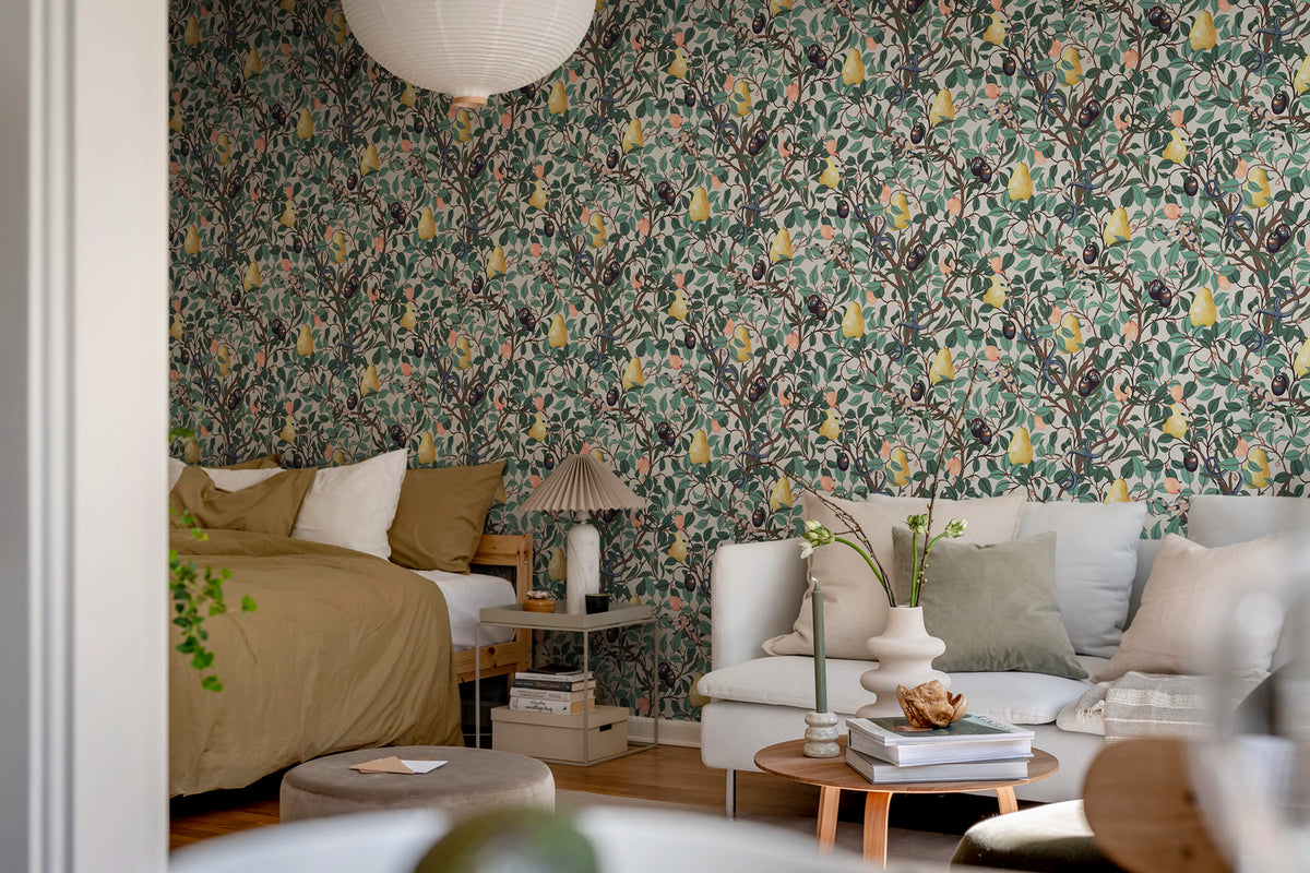 Fruit Garden, Colorful Mural Wallpaper - room preview 03