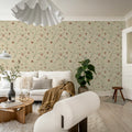 Flower Thread, Sand Mural Wallpaper - room preview 03