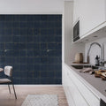 Kintsugi Dark blue Mural Wallpaper - room preview 03