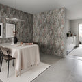 Wisteria, Linen Mural Wallpaper - room preview 03
