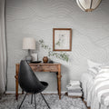 Soft Clouds, Pearl Mural Wallpaper - room preview 03