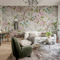 Grandiflora, Soft Pink Mural Wallpaper - room preview 03