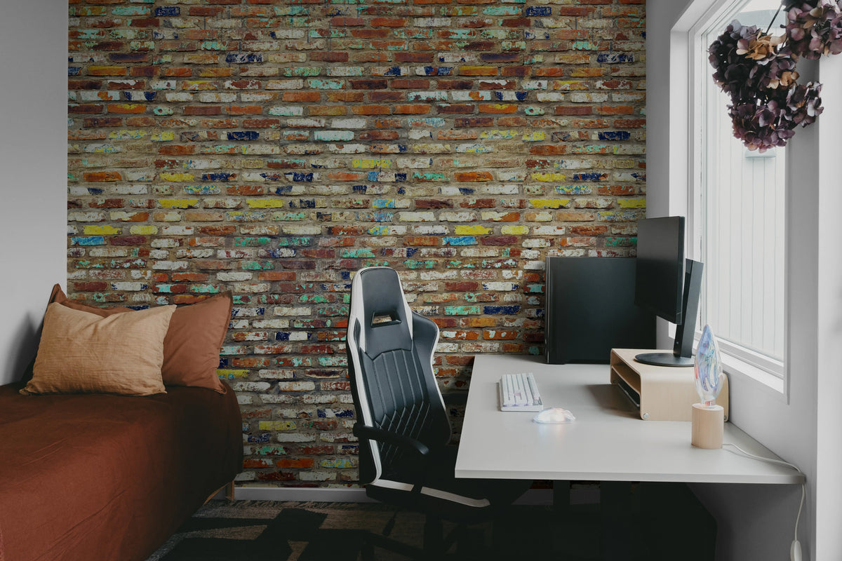 Color Tiles Mural Wallpaper - room preview 03